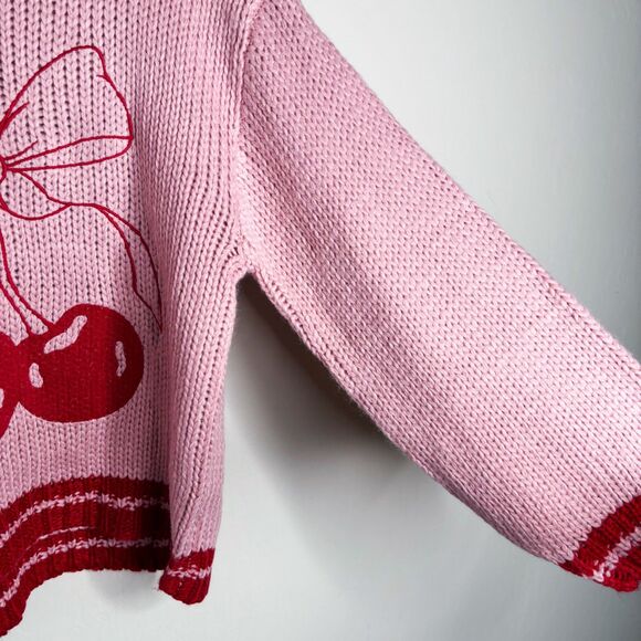 Altar'd State Cherry Knit Sweater - Picture 5 of 6